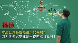 2018世界杯骗局：你见过半夜两点的太阳吗？李永乐老师讲经纬度和时差