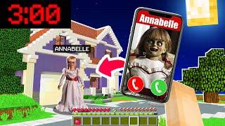 ANNABELLE RUFT MICH UM 3 UHR NACHTS AN IN MINECRAFT!