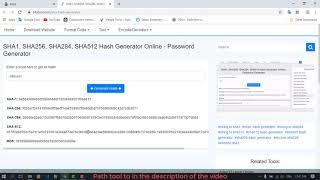 SHA1, SHA256, SHA284, SHA512  Hash Generator Online - Password Generator