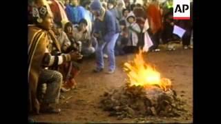 BOLIVIA: AYMARA INDIANS NEW YEAR'S DAY FESTIVAL