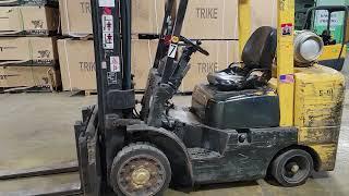 TCM Propane Forklift 6000 Pound Lift Capacity In Stock Now With 18,900 Hours