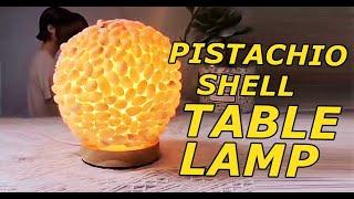 Pistachio Shell Lamp Shade DIY