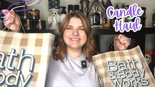 Bath and Body Works $12.95 Candle Haul! Fall and Halloween Candles