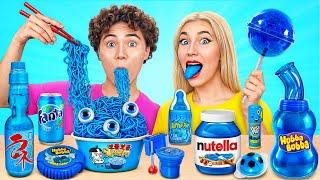 Blue Food Challenge | Funny Food Hacks by Multi DO Challenge