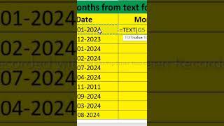 find Month  from text formula. #excel #excelguru #exclusive #excelbymaneeshkumar #microsoftformula