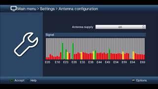 TechniSat Digipal T2 HD - Antenna Configuration Menu