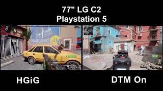 LG C2 Comparison! | HGiG vs Dynamic Tone Mapping On | PS5