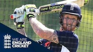 Ben Stokes Batting In The Nets