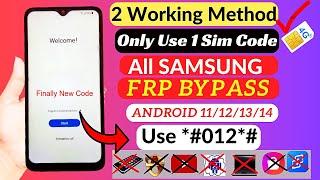 New Method!! All Samsung FRP Bypass/Unlock 2024 All Android Version 11/12/13 | No *#0*#, No Talkback