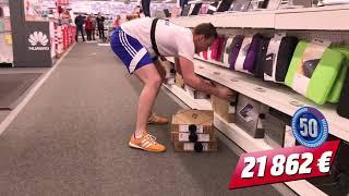 38009 € in 120 seconds "Crazy Shopping 2017" by Media Markt Gosselies (Belgium)