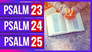 Psalm 23, Psalm 24, Psalm 25 (Powerful Psalms for sleep)(Bible verses for sleep with God's Word)