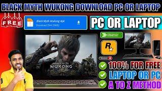 BLACK MYTH WUKONG DOWNLOAD PC FREE | HOW TO DOWNLOAD BLACK MYTH WUKONG IN PC |BLACK MYTH PC DOWNLOAD