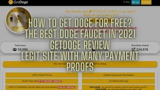 How to get FREE DOGE? | Best DOGE Faucet (GetDoge review)