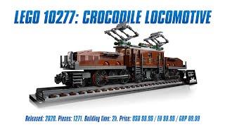 LEGO 10277: Crocodile Locomotive: In-depth Review & Speed Build