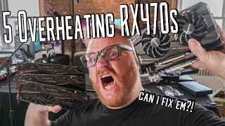 I paid $300 for 5 OVERHEATING mining GPUs - Can i fix them!?