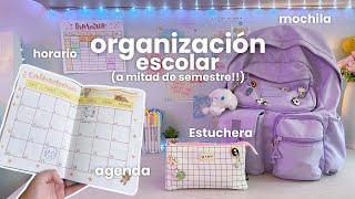 si AÚN NO te ORGANIZAS tienes que ver este video... organización escolar a medio semestre !! 