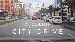 Istanbul 4K Driving Tour - Ataşehir & Financial Center - 4K Drive City Sightseeing