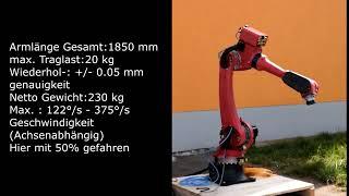 6-Achs-Industrie-Roboterarm 1850