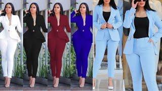 Elegant Official Trouser Suits and Blazers for Ladies | Chic Business Attire Trends 2024