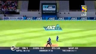 NEW ZEALAND VS INDIA | HIGHLIGHTS | 3RD ODI - FIRST INNINGS - 25 JAN 2014