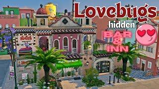 Lovebug's hidden Bar & Inn  The Sims4 Stopmotion BUILD ( No CC )