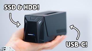 SABRENT USB-C Hard Drive Docking Station | DS-UC1B