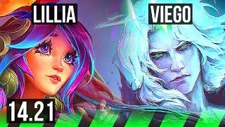 LILLIA vs VIEGO (JGL) | 7/1/4, Rank 13 Lillia | KR Challenger | 14.21