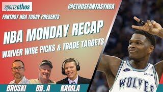 NBA Monday Recap: Top Waiver Wire Picks, Trade Targets & Fantasy Insights | Fantasy Basketball Tips