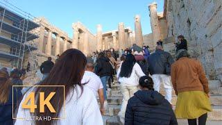 Acropolis Tour | Athens, Greece  | 4K Walk | Parthenon | Αθήνα, Ελλάδα | 2022 @VirtualWalking