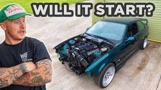 Will my hybrid V8 swapped E36 start??