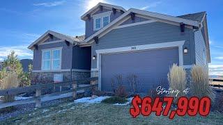 Castle Rock Colorado New Construction Home Tour | Explore Luxury Living at $647,990