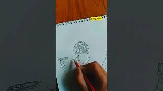 Vishnu outline drawing sketch ️️️