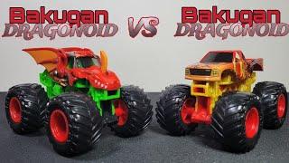 Spin Master Monster Jam Unboxing - Bakugan Dragonoid vs Bakugan Dragonoid!