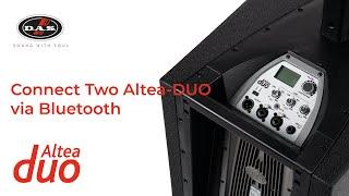 Altea DUO Series - Connecting Two Units, Audio Streaming, and Microphone Use