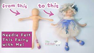 How To Needle Felt A Fairy Using Wire - Part 1