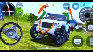 Dollar (Song) Modified Mahindra White Thar  Indian Cars Simulator 3D || Android Gameplay part 3