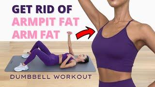 Get Rid of ARMPIT FAT & ARM FAT15min Dumbbell Workout for Beginner