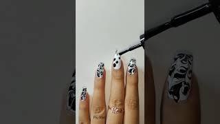 Easy Piercing Nail Art Design  #piubhol #youtubeshorts #nailart