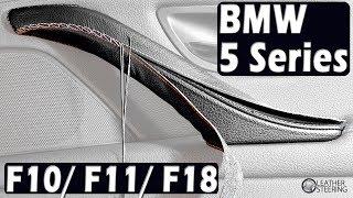 Interior Door Handle Leather Cover Fix BMW 5 Series F10 F11 F18