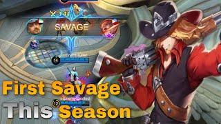 First Savage This Season | Clint Savage Gameplay | MLBB