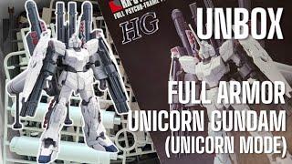 แกะกล่องส่องแผง HG Full armor Unicorn gundam ( Unicorn mode) [Xingdong] อืมมม ดูดีนะ