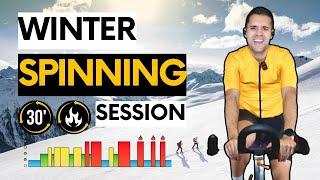  Clase de SPINNING especial INVIERNO ️| Clase de spinning en español  | Clase de spinning Navidad.