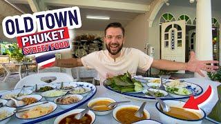 Old Town Phuket DIY THAI STREET FOOD BREAKFAST TOUR  Best Dim Sum / Khanom Jeen - ฝรั่งกินอาหารไทย