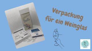 Verpackung für ein Weinglas| Landhaus-Spitze| Das Beste| Stampinup!