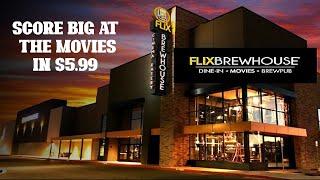 $5.25 Movies and Great Food at Flix Brewhouse | Affordable Family Movie Night!