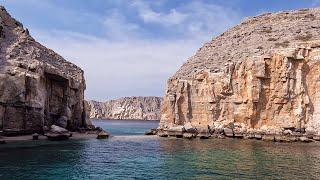 Khasab / Oman:  Dhow Cruise through Khor Sham Fjord (4K-Video)