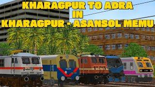 Journey In A MEMU : A Realistic Ride To Adra From Kharagpur In 18027 Kharagpur Asansol MEMU