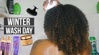 Winter Wash Day Routine | Nia Imani
