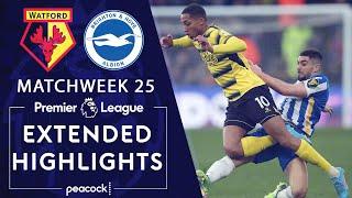 Watford v. Brighton | PREMIER LEAGUE HIGHLIGHTS | 2/12/2022 | NBC Sports