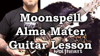 Moonspell - Alma Mater Guitar Lesson